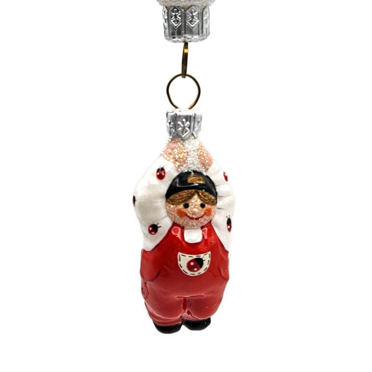 Patricia Breen Miniature Balloon Boy Ladybug Bug Spring Christmas Ornament 27836