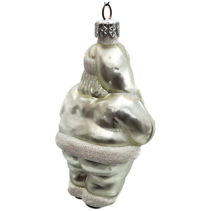 Patricia Breen Ho Ho Ho Santa Claus Pearl Glittered Dots Christmas Ornament 98173