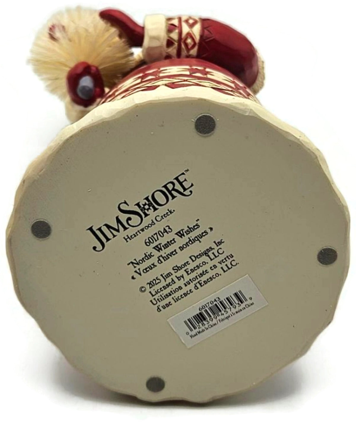Jim Shore Nordic Winter Wishes Santa Sisal Tree Christmas Figurine 60170439