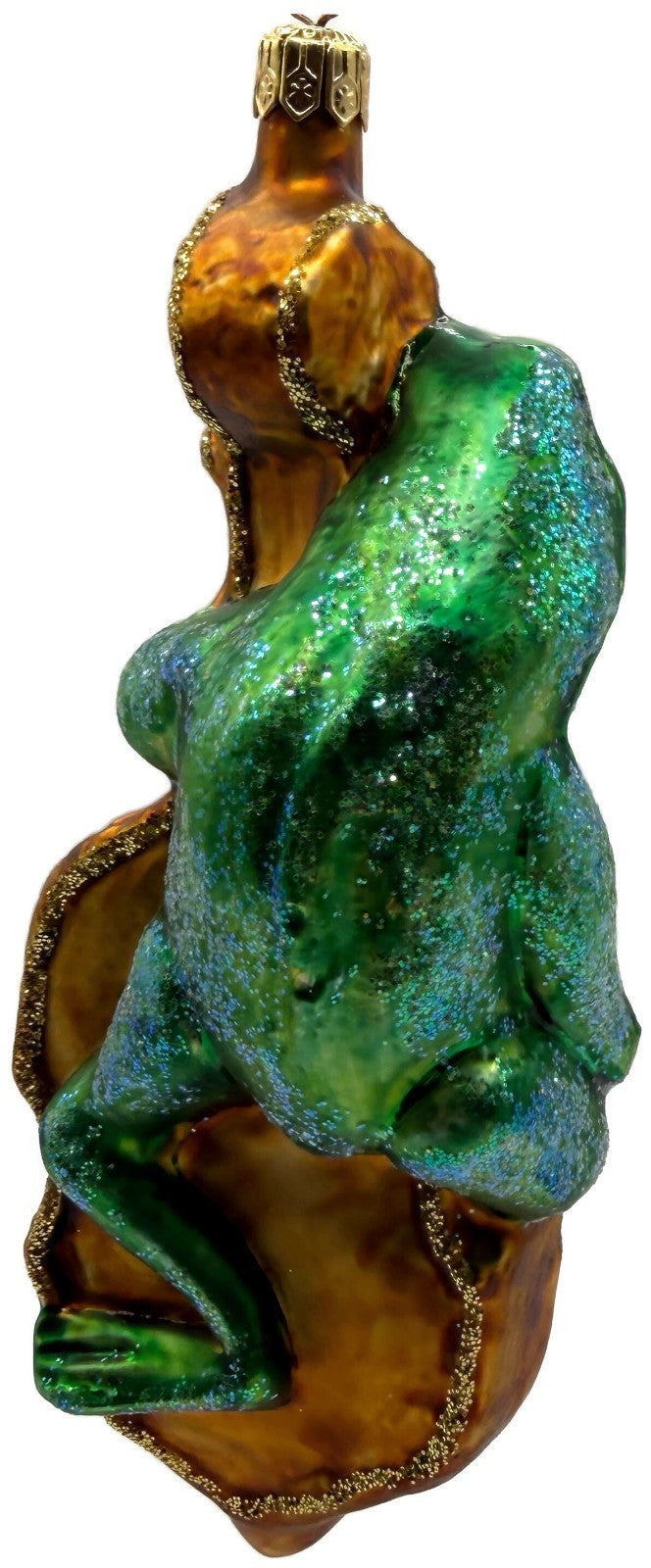 Christopher Radko 1996 Jeremiah Bullfrog Bass Cello Glass Ornament 96 201 02