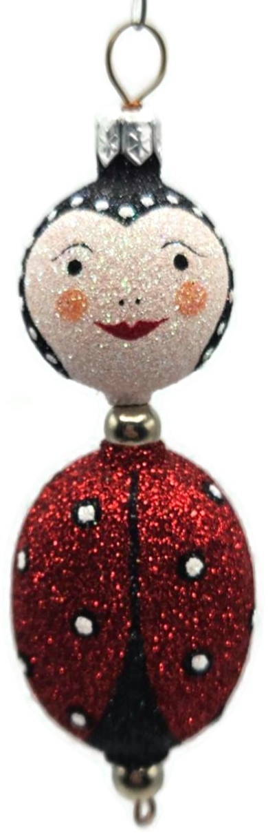 Patricia Breen Kinley Kinetics Lady Connie Bug Red Spring Holiday Ornament 23642