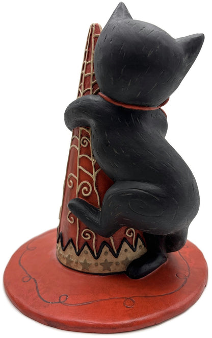 Bethany Lowe Johanna Parker Hugga Hat Jack Cat Hand Painted Halloween Figure5