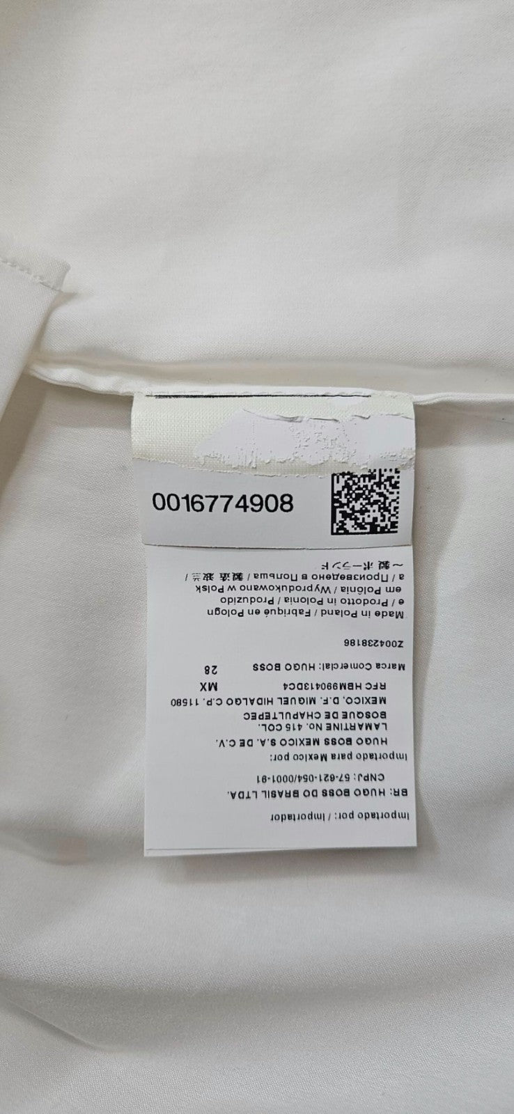 BOSS Hugo Boss Ivory Ruffle Button Front Sleeveless Blouse Women's US 6 Poland11