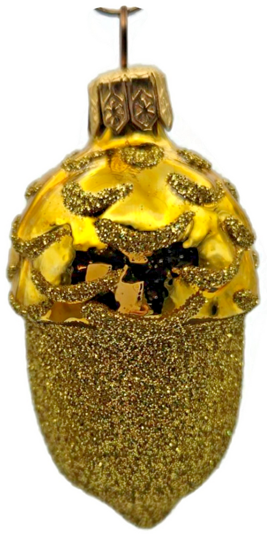 Patricia Breen Walk in the Woods Acorn Gold Fall Christmas Tree Ornament 96510