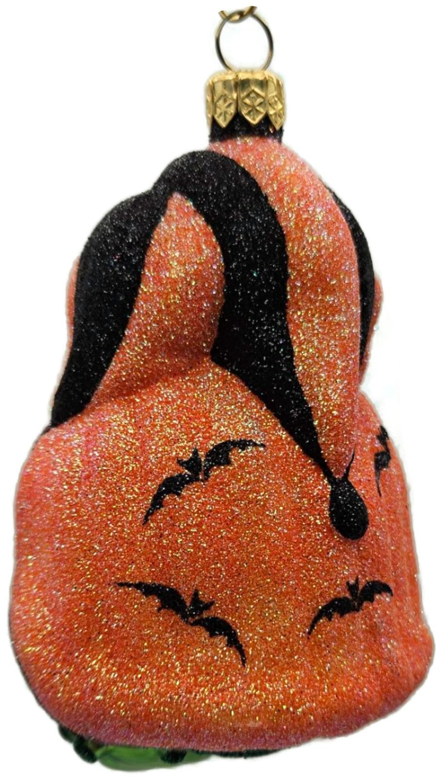 Patricia Breen Yorick Frog Halloween Orange Pumpkins Christmas Ornament 20463