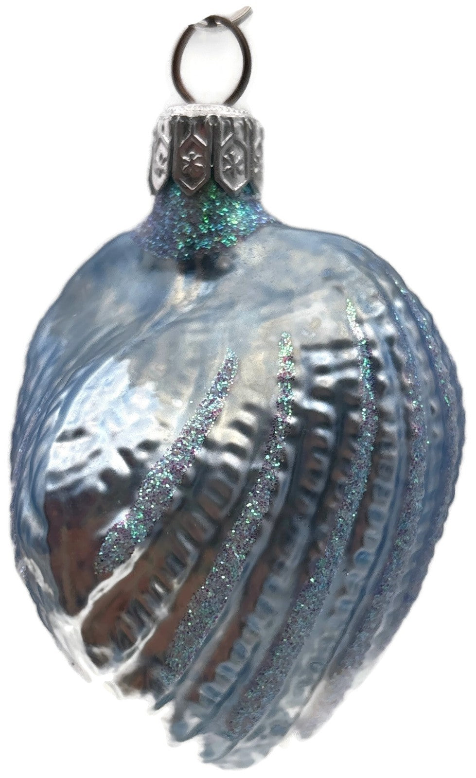 Patricia Breen A Walk On The Beach Blue Shell Nautical Christmas Ornament 97506