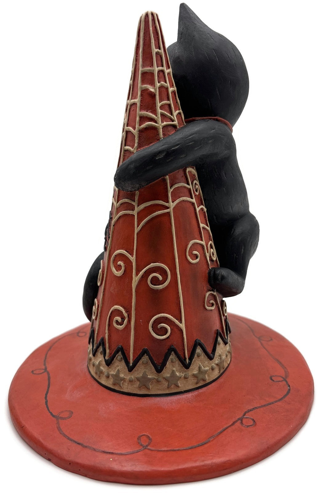 Bethany Lowe Johanna Parker Hugga Hat Jack Cat Hand Painted Halloween Figure3