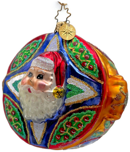 Christopher Radko 2002 Jewel Box Nicholas Santa Glass Ornament 10101532