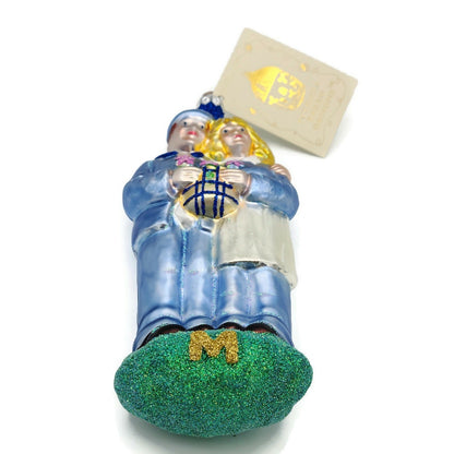 Patricia Breen Growing in Love Floral Spring Glass Christmas Ornament 9800MIL4