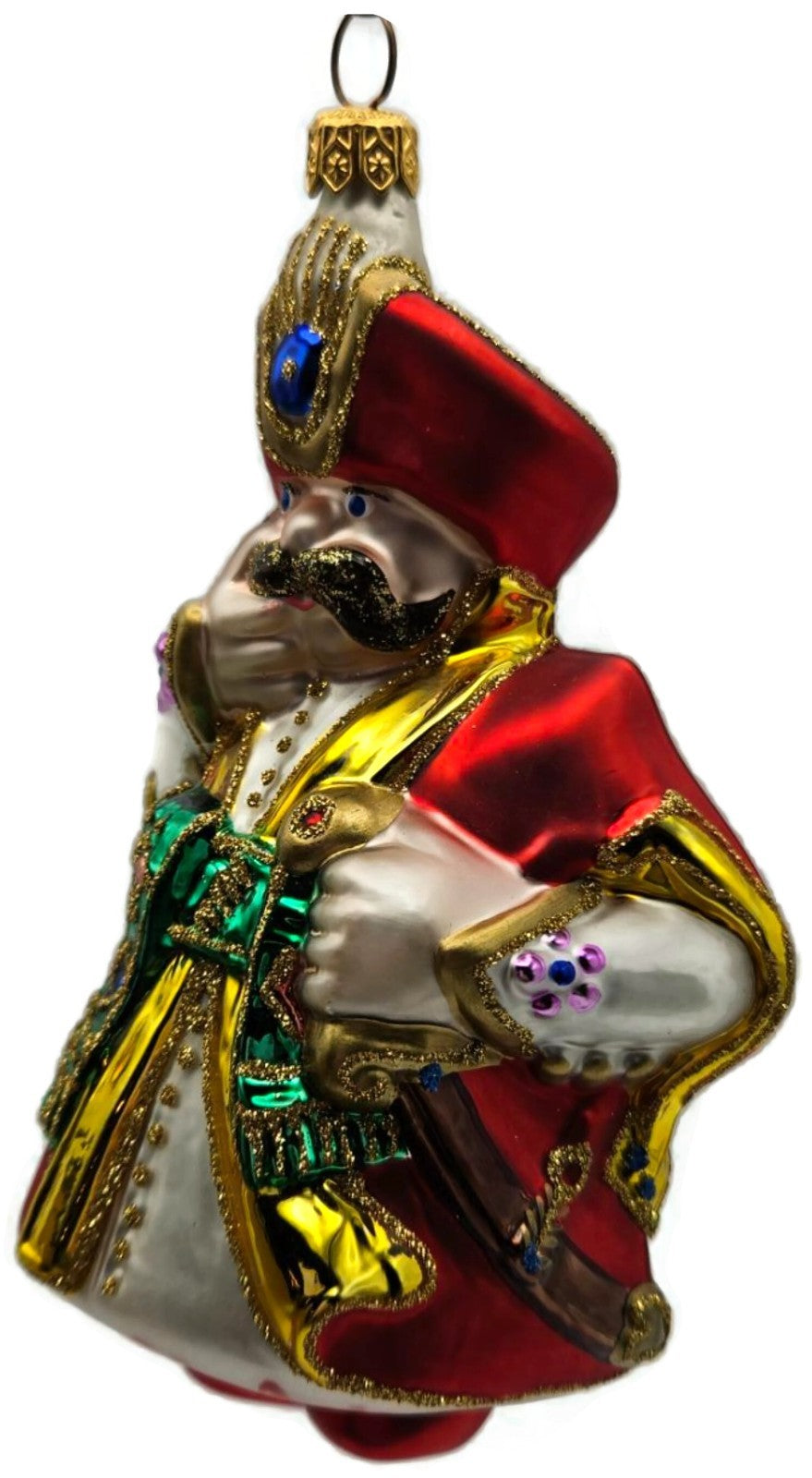 Kurt Adler Komozja Polonaise Polish Nobleman 1996 Glass Christmas Tree Ornament8