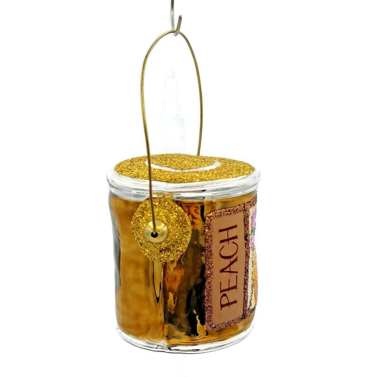Patricia Breen Colourful Quarts Peach Paint Can Spring Christmas Ornament 25794