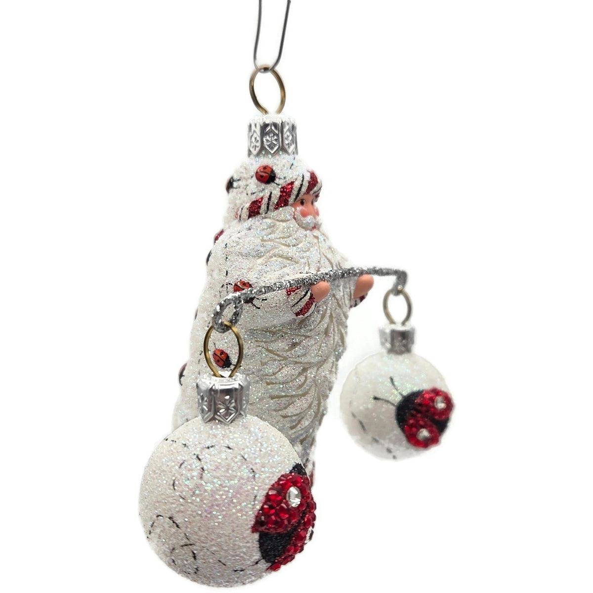 Patricia Breen Balance Ladybugs White Red Spring Christmas Ornament CATZ 270212