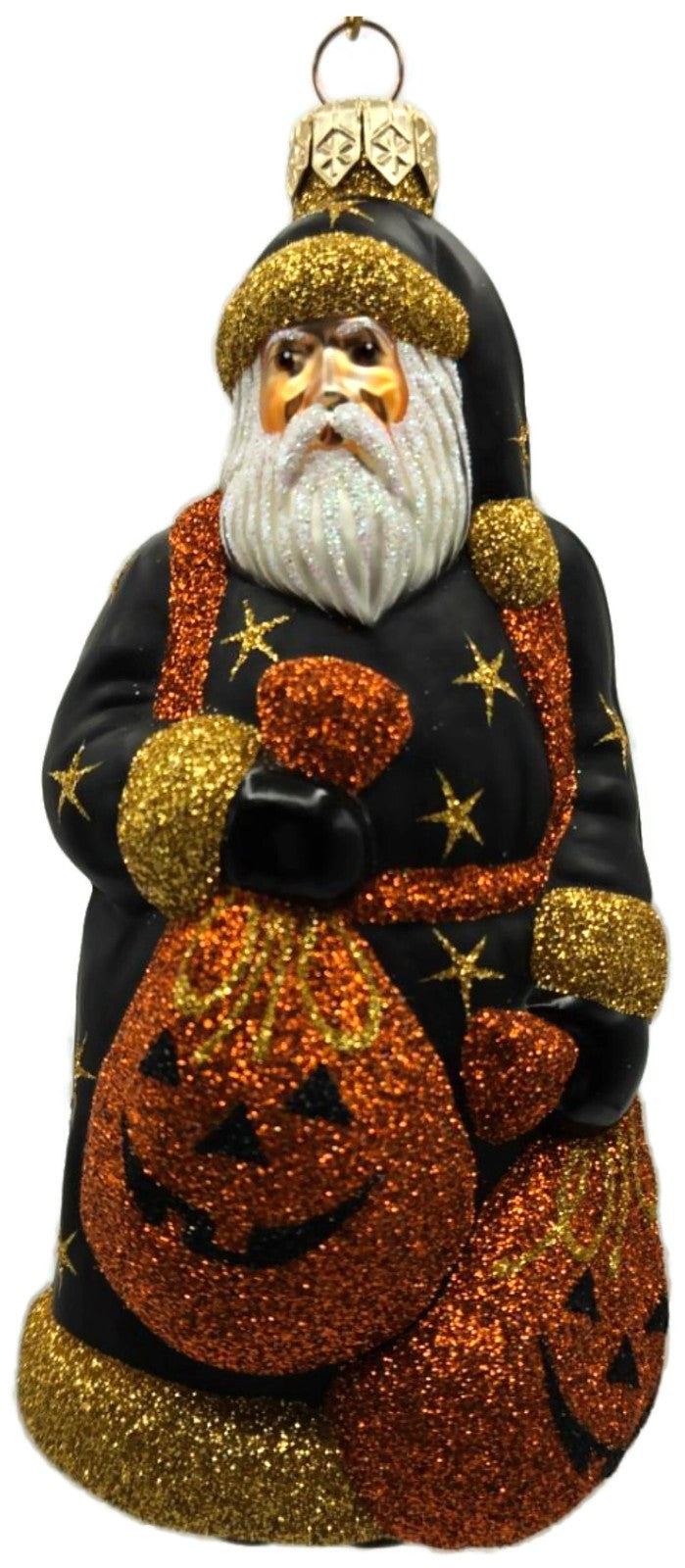Patricia Breen Laden With Love Black Orange Pumpkin Halloween Ornament 98260