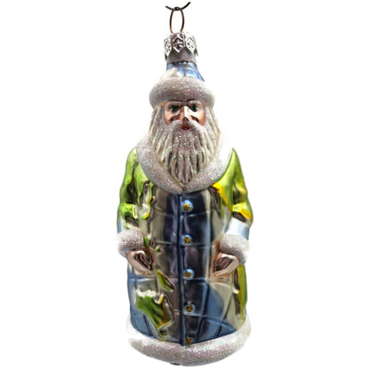 Patricia Breen Global Santa Claus Travel World Map Coat Christmas Ornament 96170