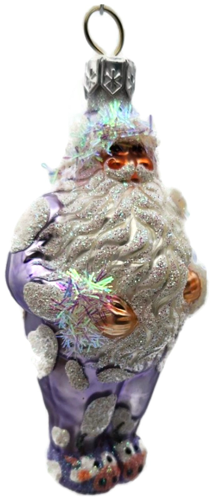 Patricia Breen Good Night Henry Cow Purple Santa Christmas Ornament 2615GIFT13
