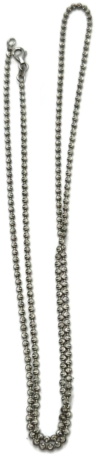 Chanel Fil de Camelia Diamond 14K Pendant and 18K White Gold Necklace Chain9