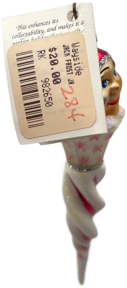 Christopher Radko Jack Frost Jr Red Icicle Christmas Ornament 1998 98-265-05