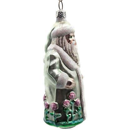 Patricia Breen Santa of the Windsor Salmon Rose Spring Christmas Ornament 9700WA2