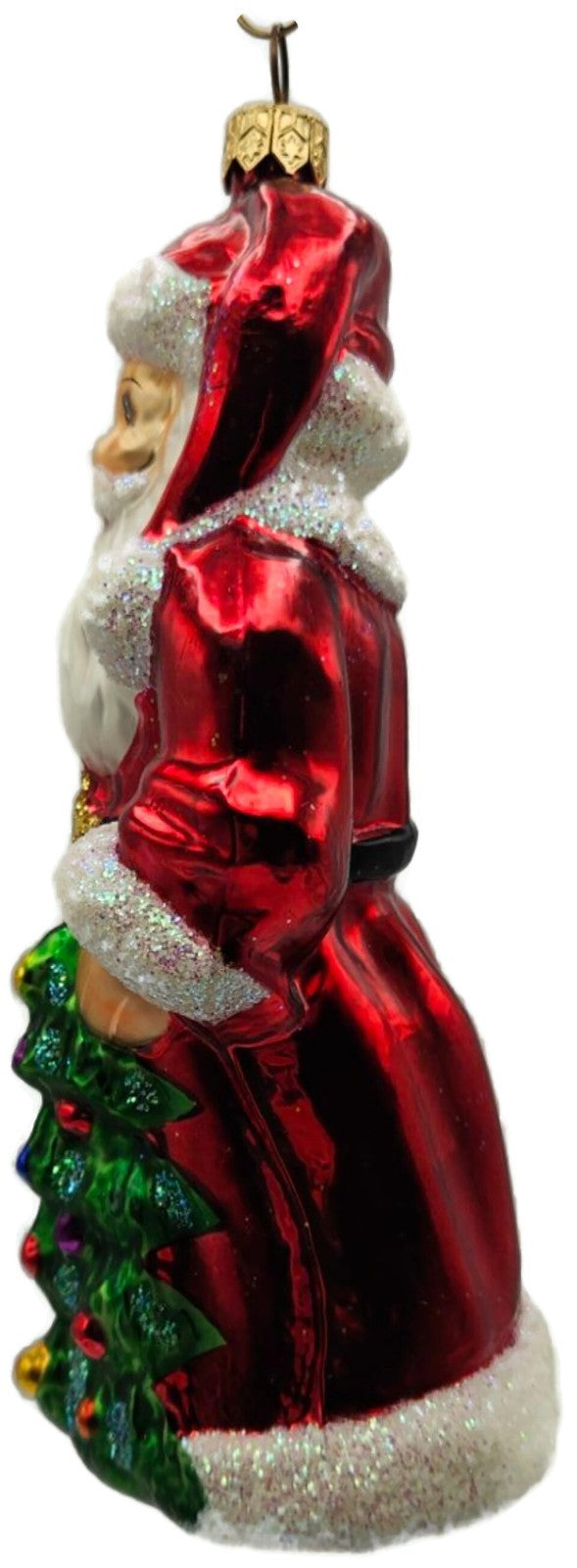 Christopher Radko Ruby Santa Red Christmas Tree Ornament 96 158 15