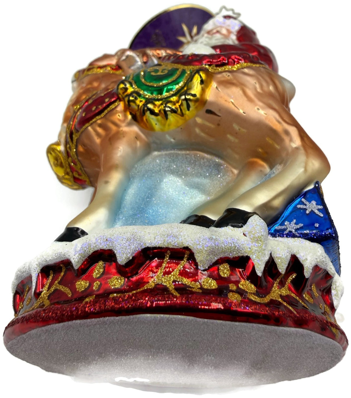Christopher Radko Deer Friends Santa Reindeer Christmas Ornament 101690412