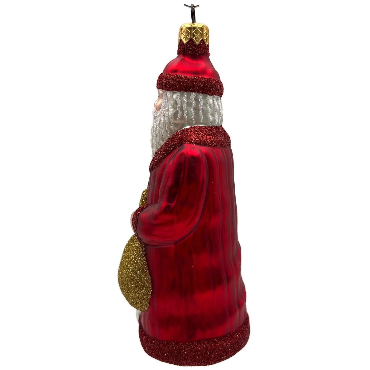 Patricia Breen Gift of the Season Red Gold Santa Claus Christmas Ornament 98143
