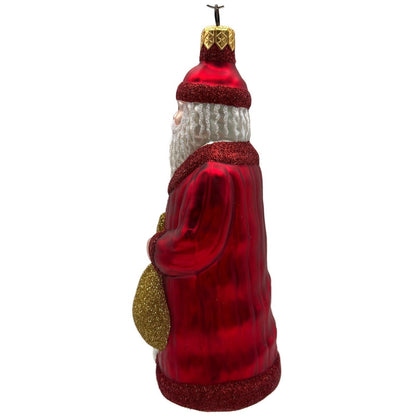 Patricia Breen Gift of the Season Red Gold Santa Claus Christmas Ornament 98143
