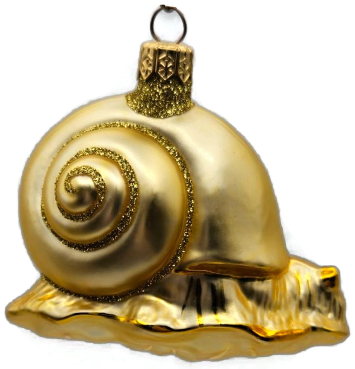 Patricia Breen Escargot Gold Matte Snail Nautical Summer Christmas Ornament 97120
