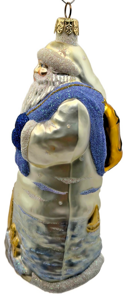 Patricia Breen Santa Of The Safe Harbour Pearl Anchor Summer Ornament 9900ML2