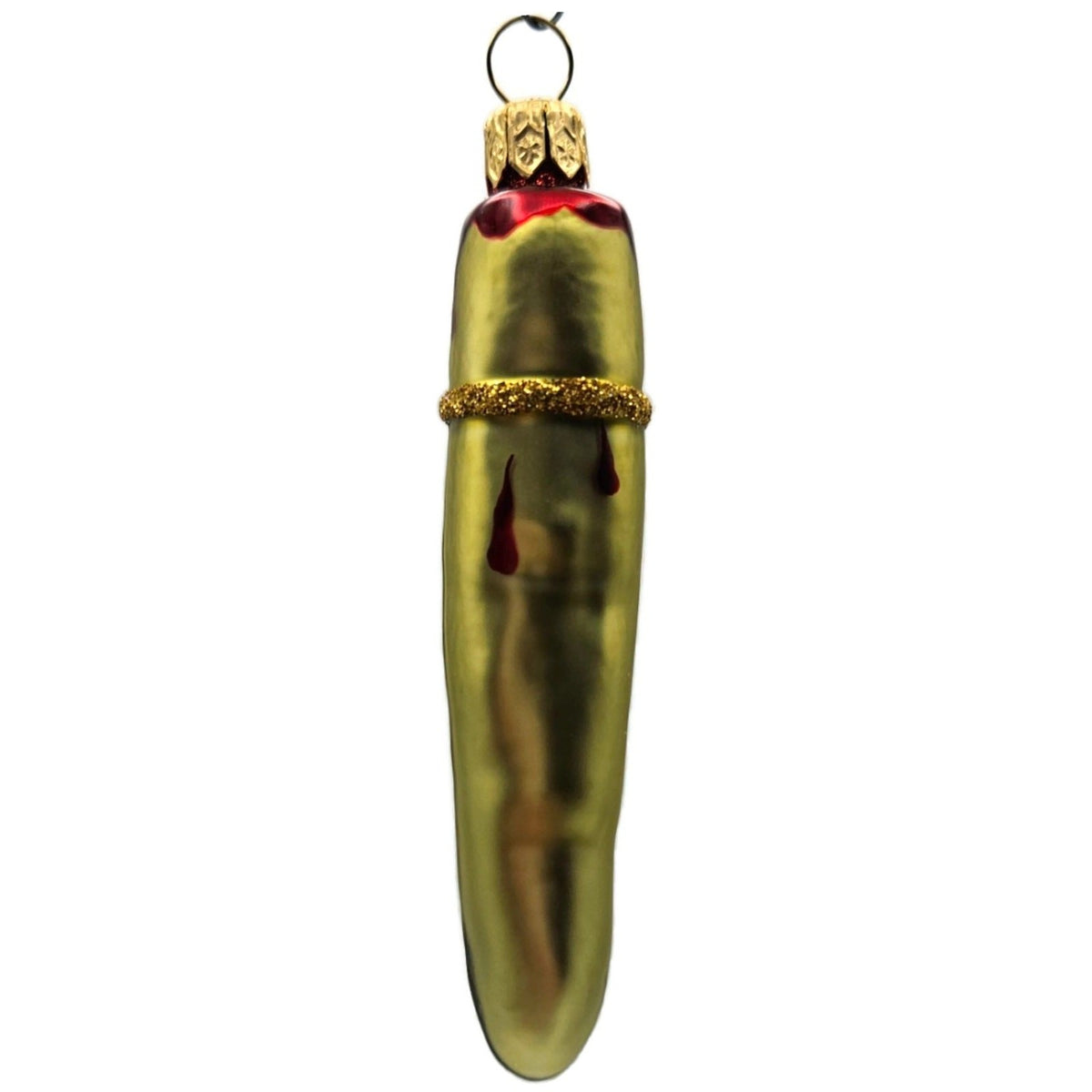 Patricia Breen Halloween Lady Finger Frankalene Green Christmas Ornament 25195