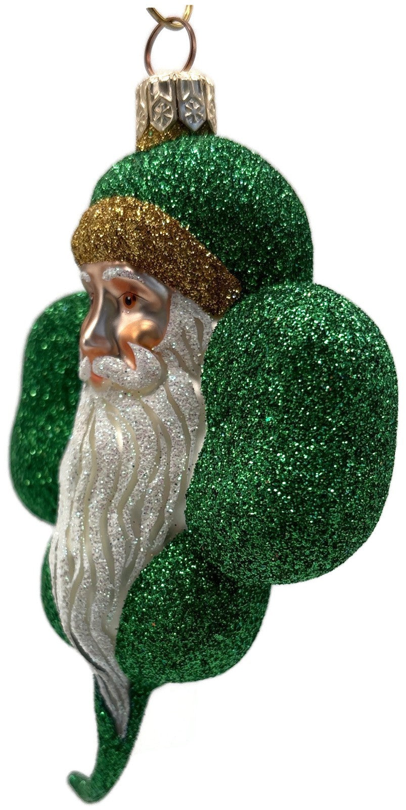 Patricia Breen Eire Santa Green Shamrock St. Patrick's Christmas Ornament 21071