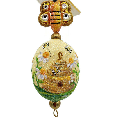 Patricia Breen Kinley Kinetics Sweet as Honey Spring Bees Flowers Ornament 23641