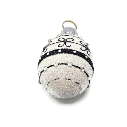 Patricia Breen Miniature Egg Beribboned and Bowed Jeweled Easter Ornament 29225