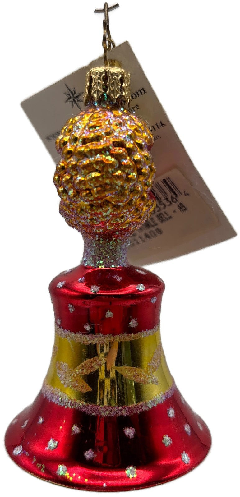 Christopher Radko Kringle Twinkle Bell Reflector Glass Ornament 10114082