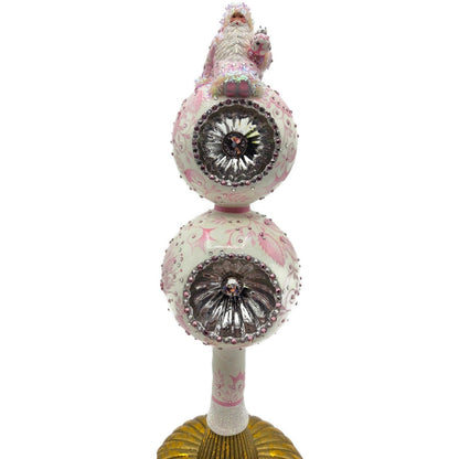 Patricia Breen Summit Finial Chinoiserie Pink Spring Christmas Tree Topper 313316