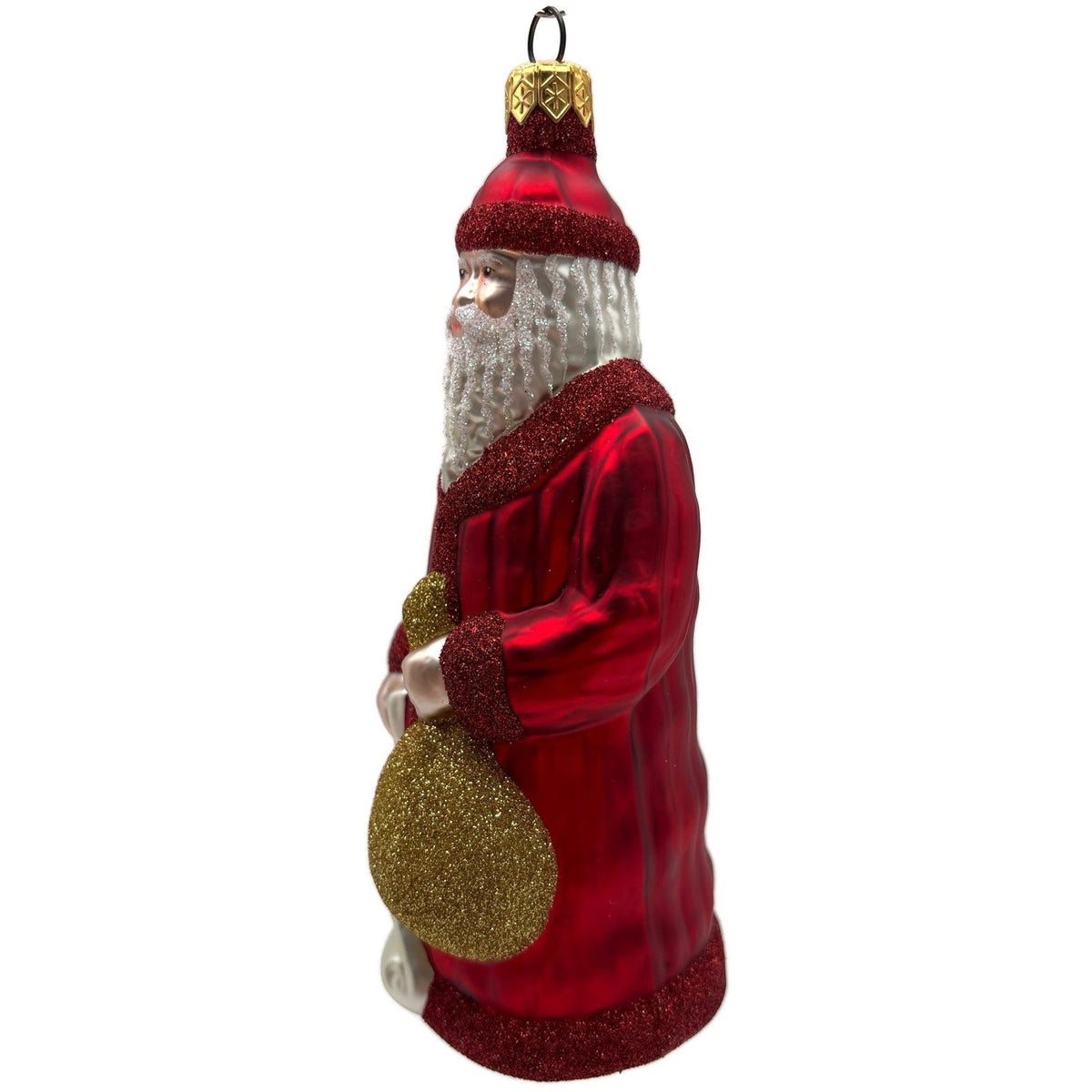 Patricia Breen Gift of the Season Red Gold Santa Claus Christmas Ornament 98142