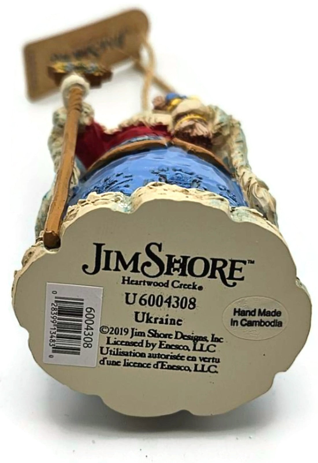 Jim Shore Heartwood Creek Ukrainian Santa Claus Resin Enesco Christmas Ornament11