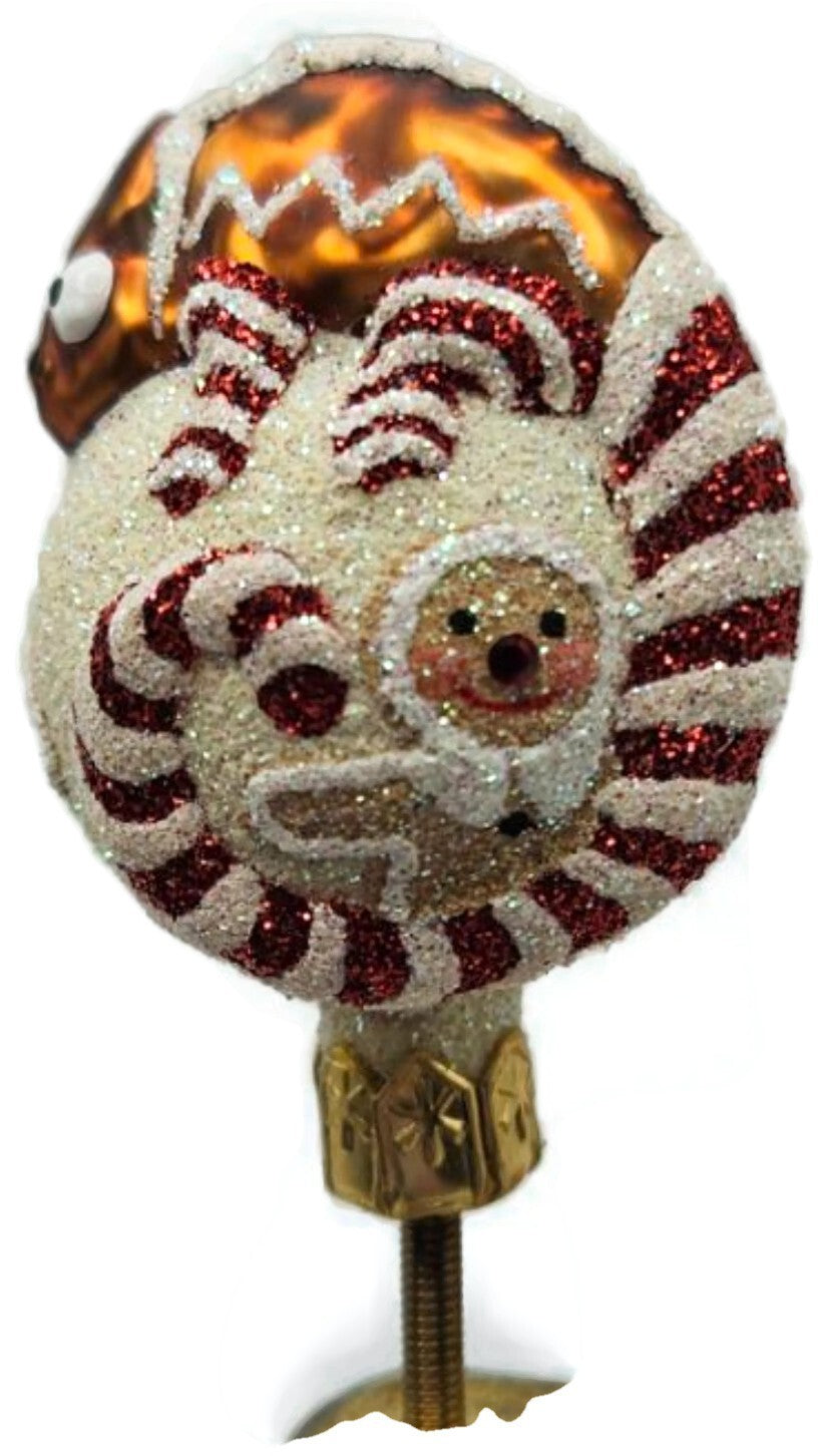 Patricia Breen Ultra Miniature Chameleon Gingerbread Christmas Ornament 25500
