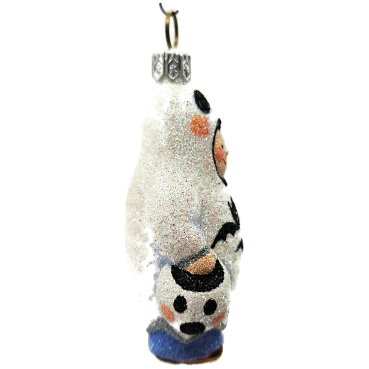Patricia Breen Trickster Ghost White Halloween Bat Glass Christmas Ornament 26507