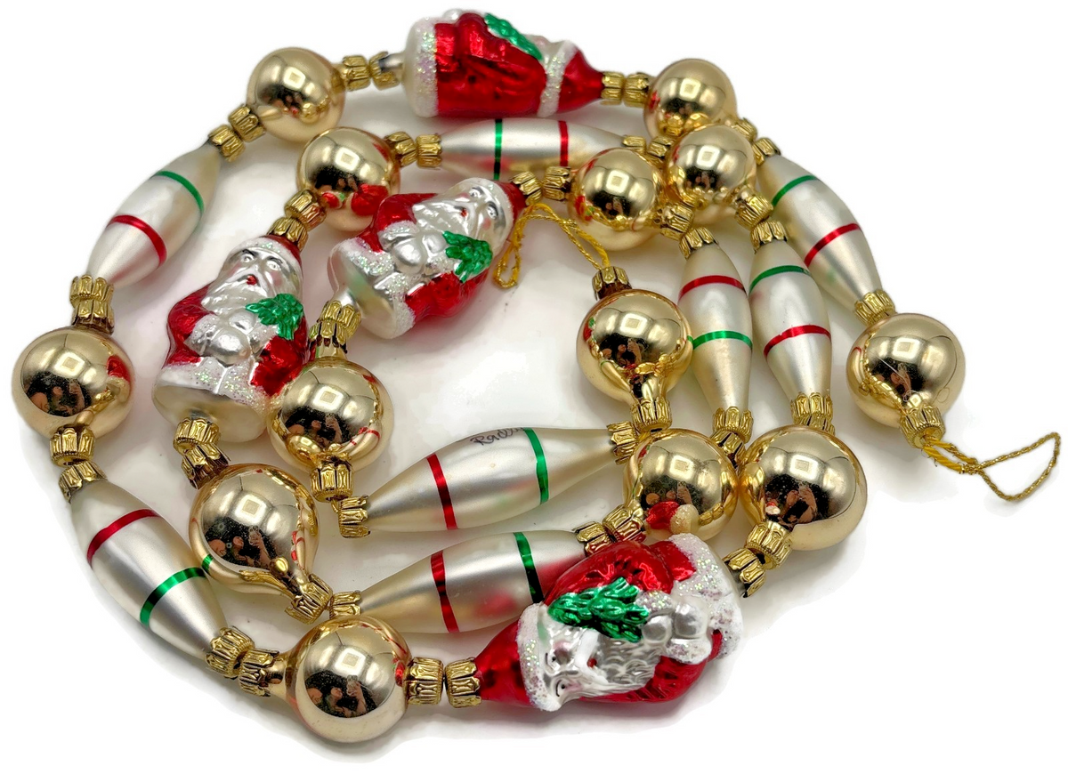 Christopher Radko St Nicholas Santa Garland 1992 52" Germany Box 92 220 01