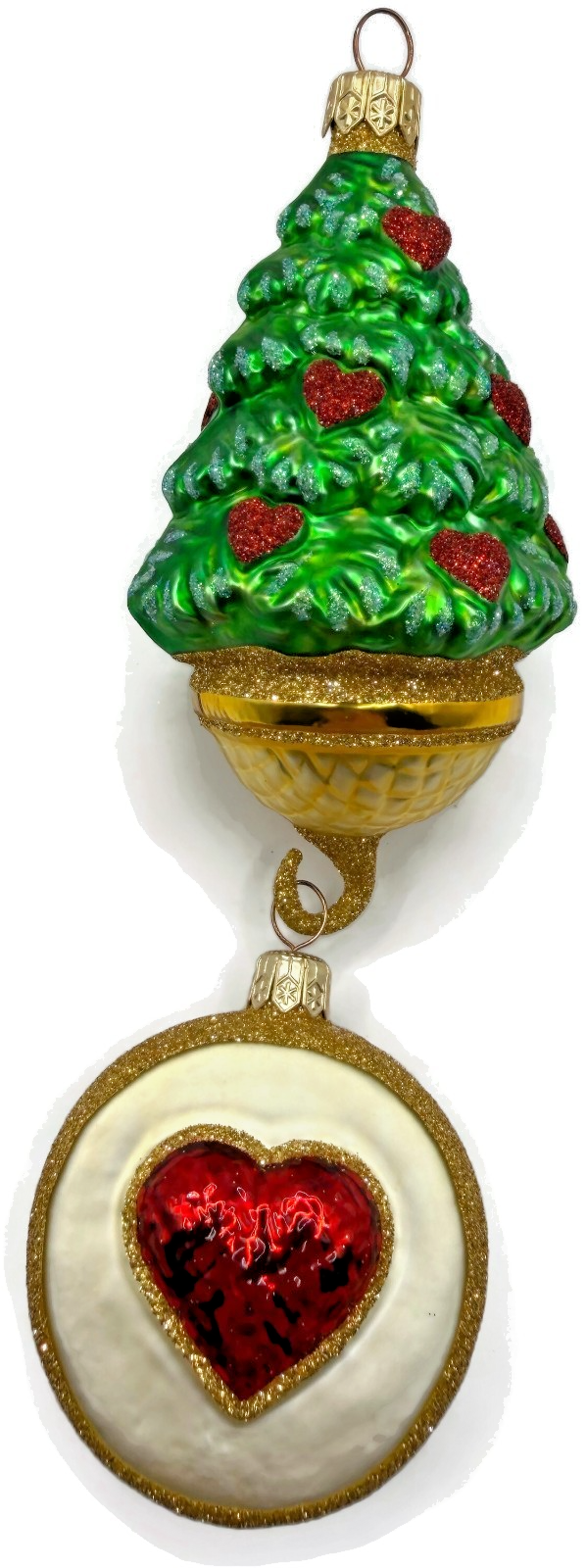 Patricia Breen Five Golden Rings Medallion 12 Days of Christmas Ornament 99129