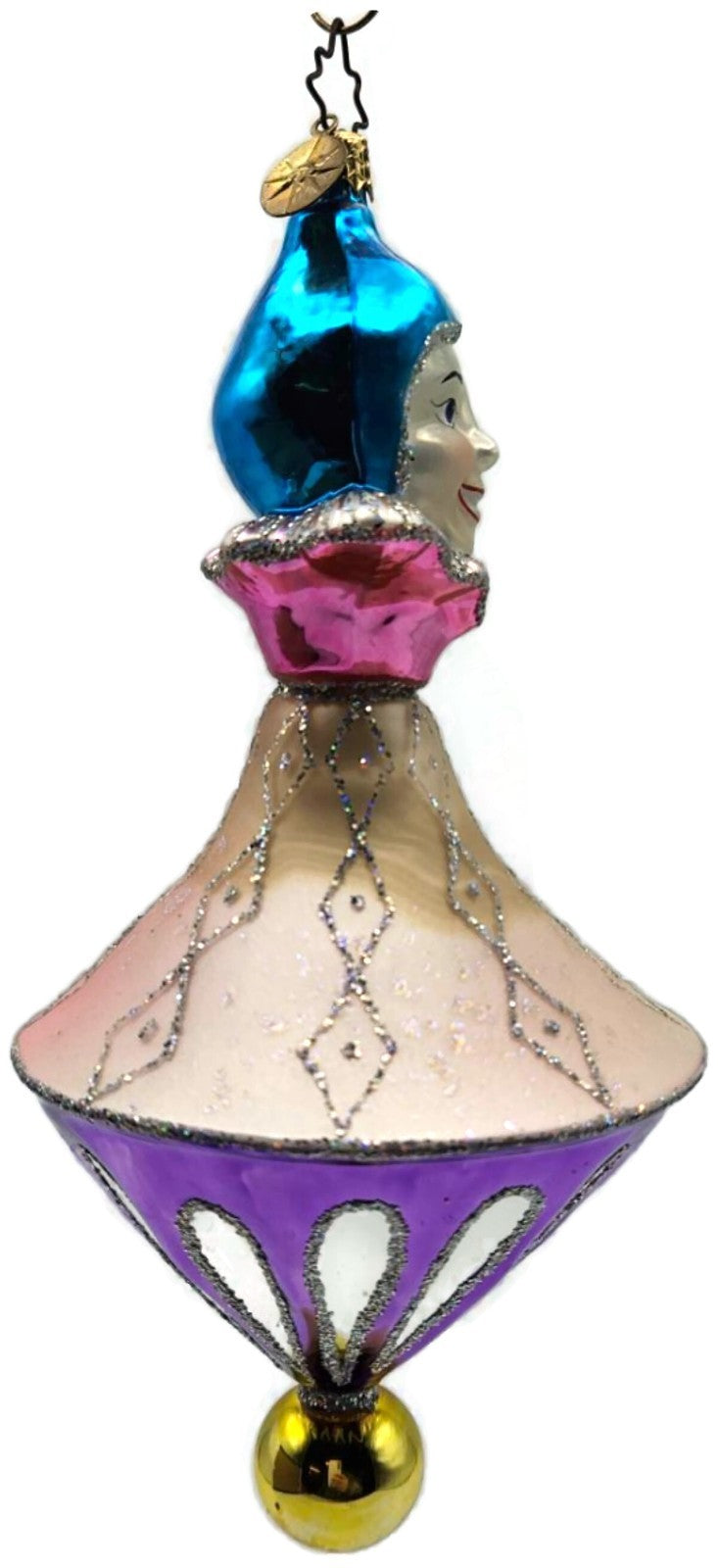 Christopher Radko Joey Clown Christmas Tree Drop Ornament Hanging Decor 10116123