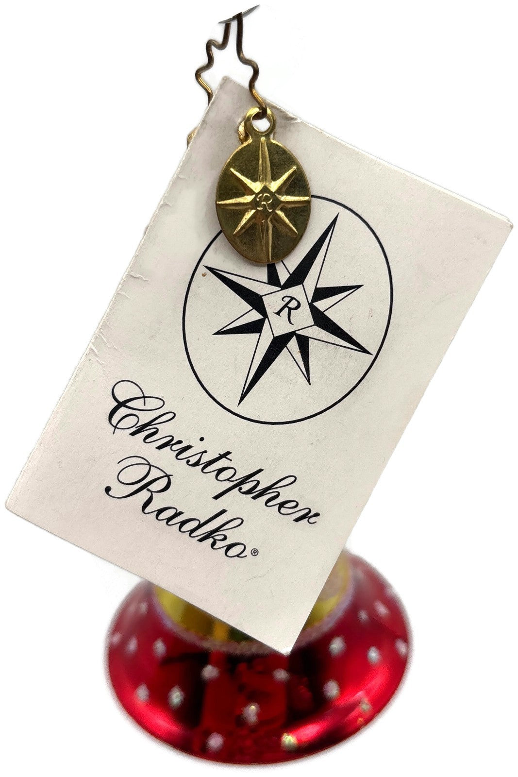 Christopher Radko Kringle Twinkle Bell Reflector Glass Ornament 10114089