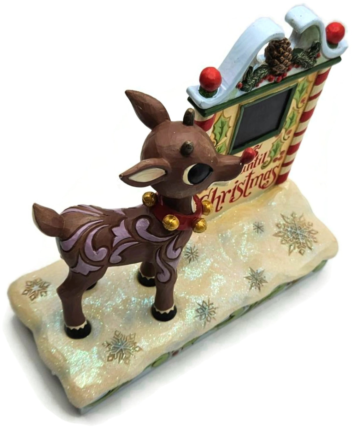 Jim Shore Traditions Rudolph Red Nosed Reindeer Countdown Winter Calendar2