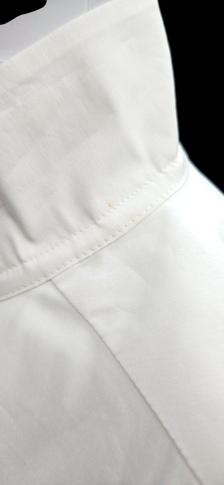 Escada Natassa Off White Swarovski Button Up Blouse French Cuff Size 36 NWT9