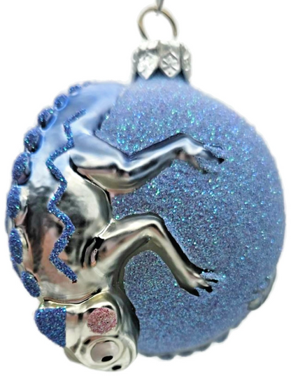 Patricia Breen Once Again for James Blue Chameleon Christmas Tree Ornament 26675