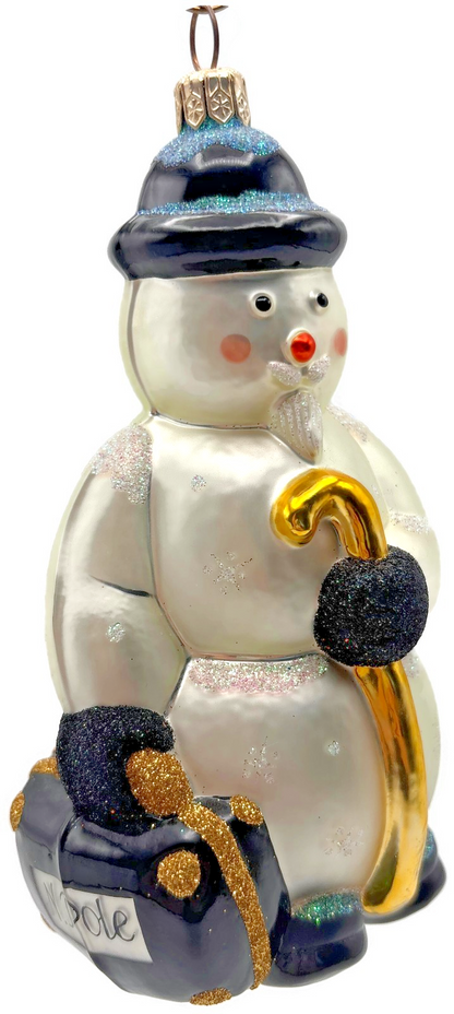 Patricia Breen 1999 Professor Mercury N Pole Snowman Christmas Ornament 99237