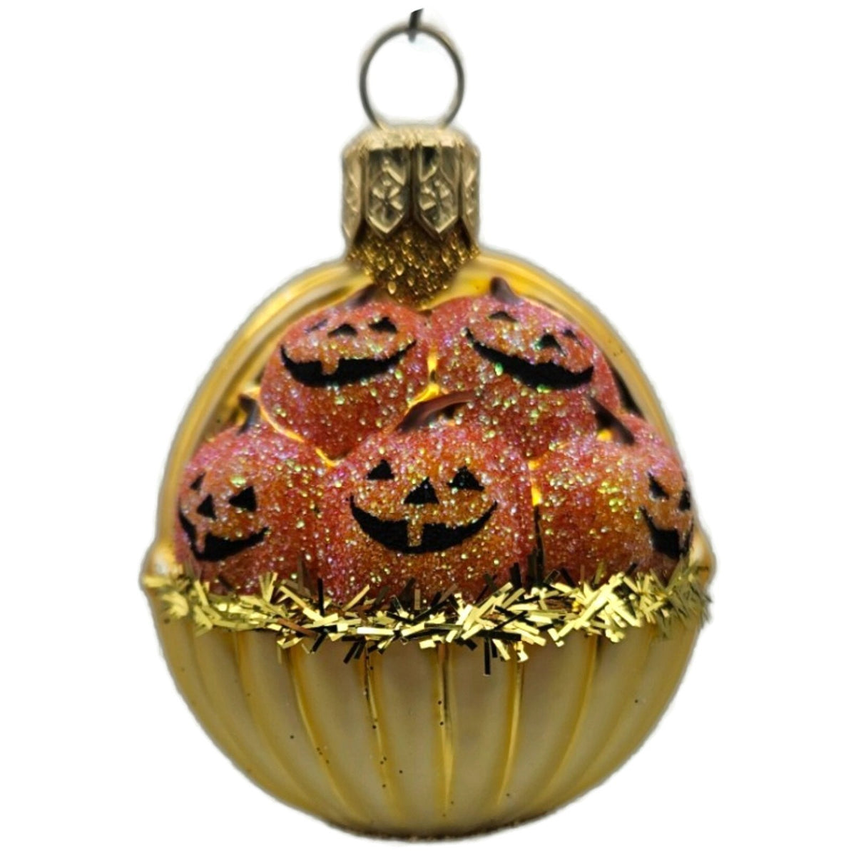 Patricia Breen Halloween Pumpkin Basket Jack O Lantern Christmas Ornament 22530
