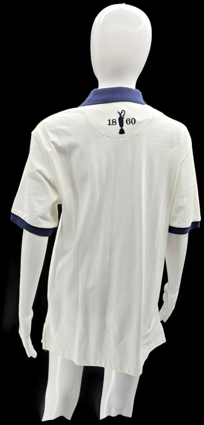 Polo Golf Ralph Lauren 131st Open Championship 2002 White Polo Shirt M NWT4