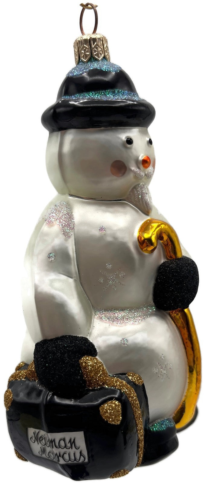 Patricia Breen Professor Mercury Snowman Christmas Ornament Neiman Marcus 99237