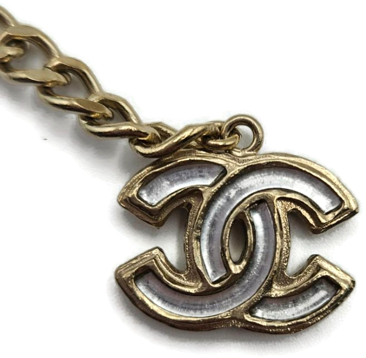 Chanel Paris Bombay 12A Pearl Camellia Necklace Belt Gold Tone 2012 w/ Box2